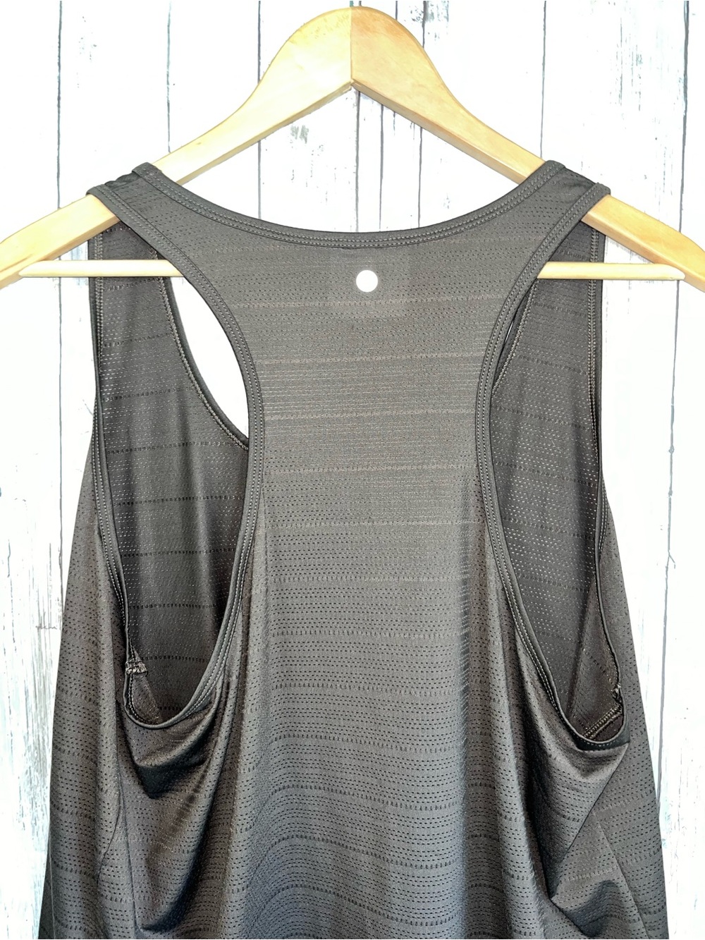 Calia by Carrie Underwood Brown Racerback Tank Top XL Athletic Mesh Workout Top - Picture 4 of 4
